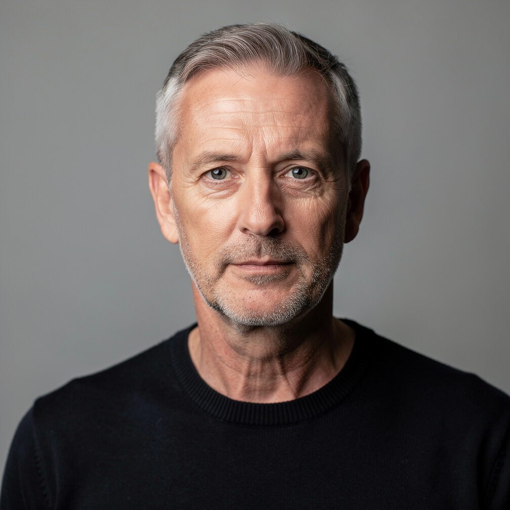 Portrait of a British male live production director