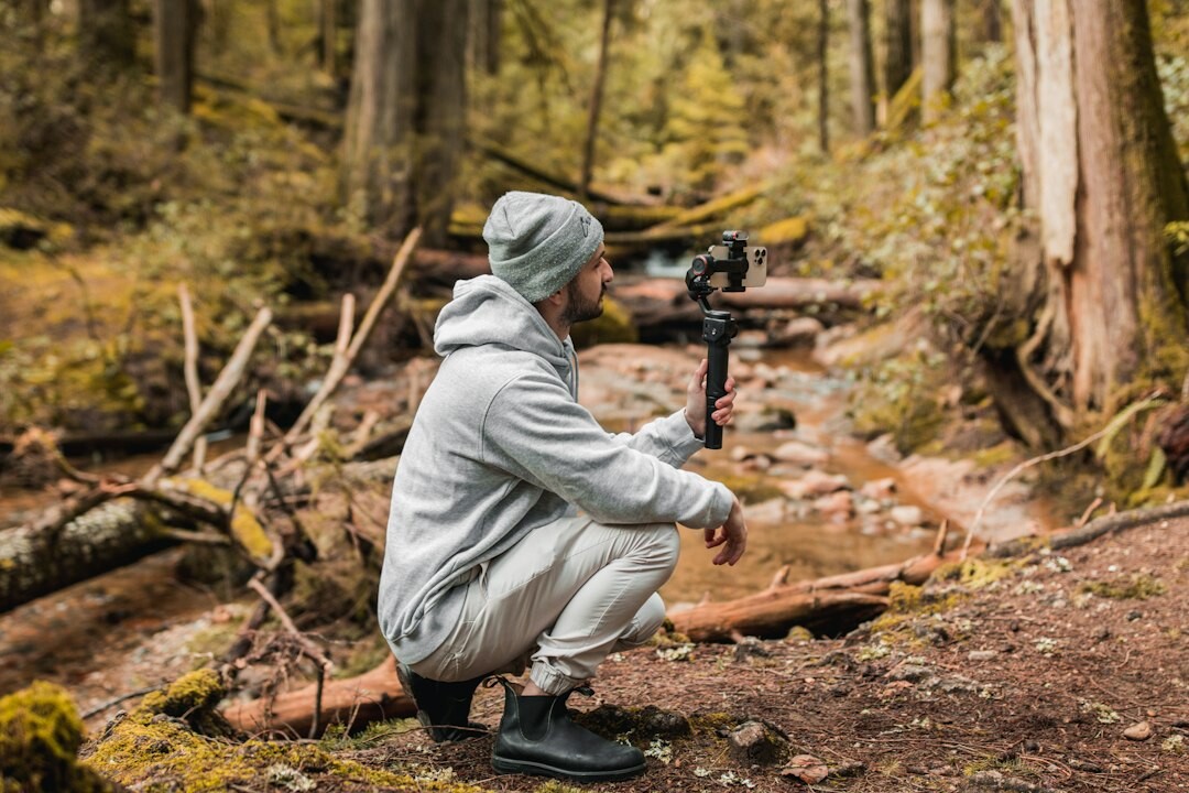 Portrait of a British male camera operator